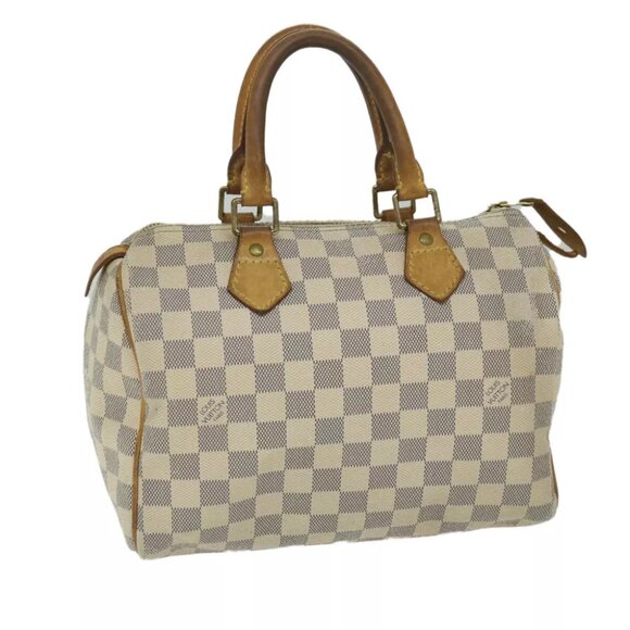 LOUIS VUITTON Damier Azur Speedy 25 Hand Bag - Picture 1 of 14
